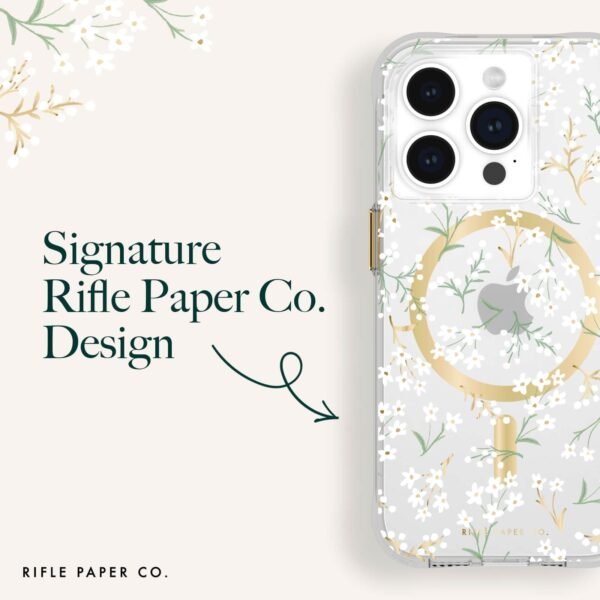 Rifle Paper Co. Petite Fleurs MagSafe - iPhone 15 Pro