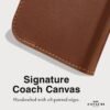 Coach Leather Folio Hazelnut - iPhone 16 Pro Max