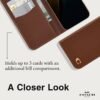 Coach Leather Folio Hazelnut - iPhone 16 Pro Max