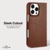 Coach Leather Folio Hazelnut - iPhone 16 Pro Max