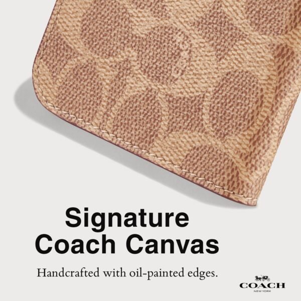 Coach Folio Signature Tan Folio - iPhone 16 Pro Max
