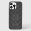 Coach Slim Wrap Signature Canvas Charcoal - iPhone 16 Pro Max