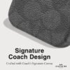 Coach Slim Wrap Signature Canvas Charcoal - iPhone 16 Pro Max