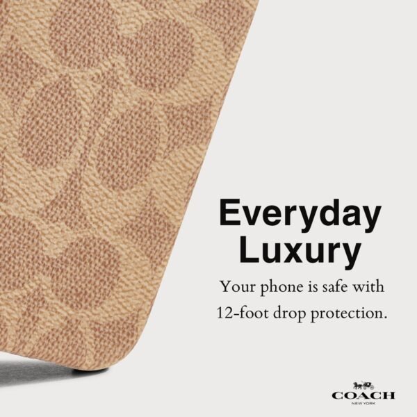 CH_Touch_down_Leather_Slim_Wrap_Case_Signature_Tan_CH054148_PDP4.jpg Coach Slim Wrap Signature Canvas Tan - iPhone 16 Pro Max