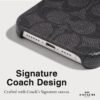 CH_iP15_Pro_Slim_Wrap_Signature_C_Charcoal_CH052700_PDP3.jpg Coach Slim Wrap Signature Canvas Charcoal - iPhone 15 Pro