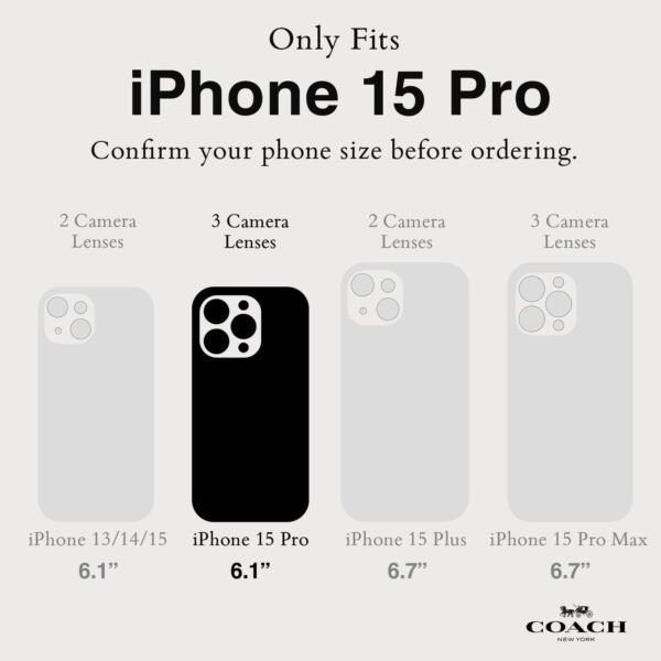 CH_iP15_Pro_Slim_Wrap_Signature_C_Charcoal_CH052700_PDP5.jpg Coach Slim Wrap Signature Canvas Charcoal - iPhone 15 Pro