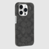 CO_iP15_Pro_Slim_Wrap_Signature_C_Charcoal_CH052700_2_grey.png Coach Slim Wrap Signature Canvas Charcoal - iPhone 15 Pro