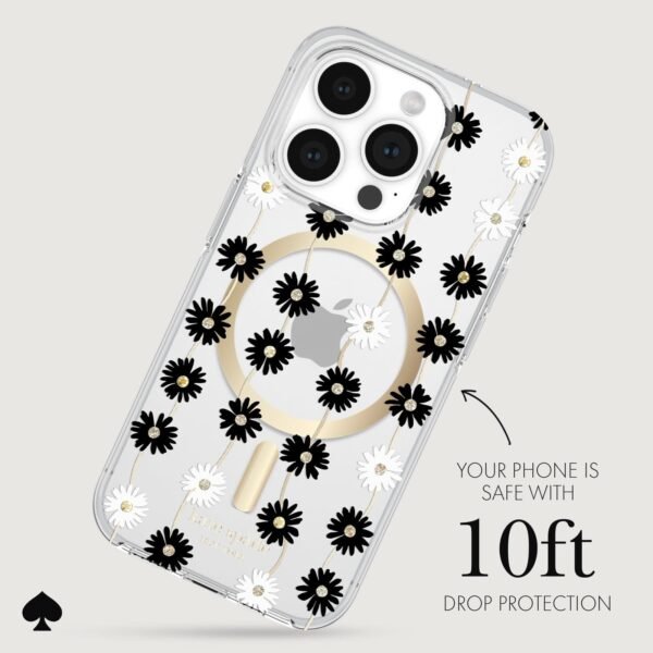 DaisyChainBlack_WhiteMagSafe_6.1Pro__PDP_3.jpg kate spade new york Daisy Chain MagSafe - iPhone 15 Pro
