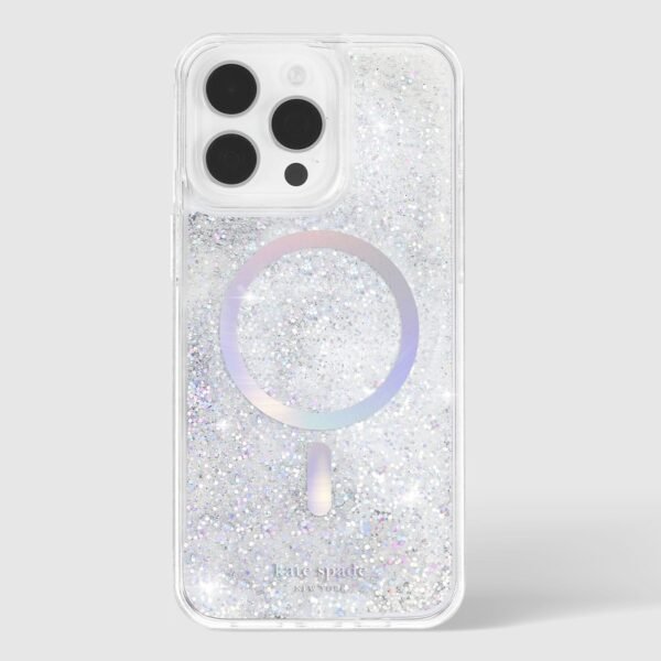 KS_WavyOpalIridecent_PDPKS_LiquidGlitter_KS053878_6.7Pro_CM.Com_.jpg kate spade new york Liquid Glitter Opal Iridescent MagSafe - iPhone 15 Pro