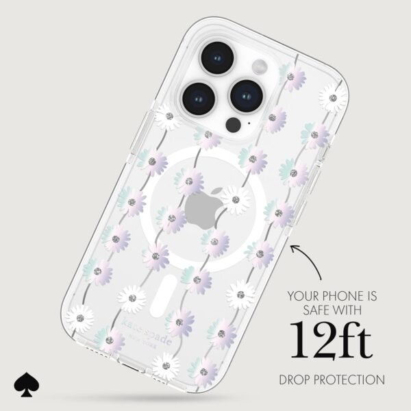 KS_iP15_Pro_DaisyChainMagSafe_KS052500-08_PDP3.jpg kate spade new york Tough Daisy Chain Iridescent MagSafe - iPhone 15 Pro