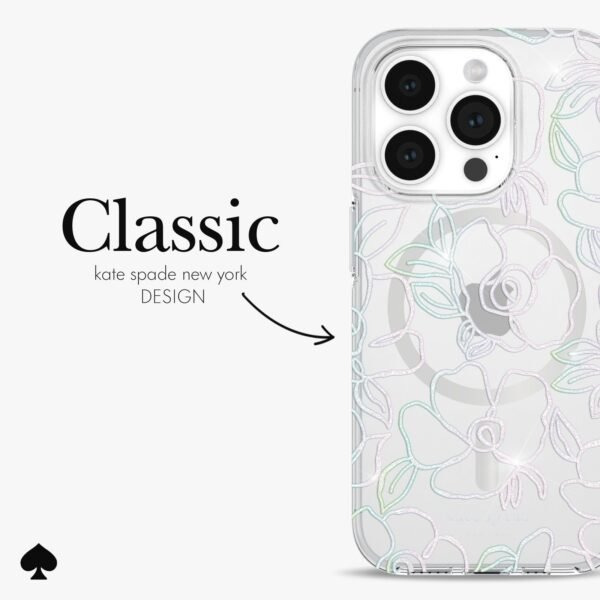 kate spade new york Modern Floral MagSafe - iPhone 15 Pro