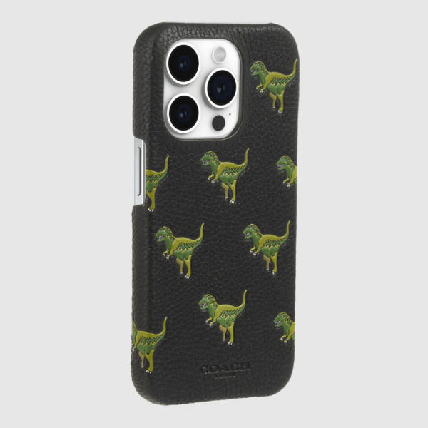 Coach Leather Slim Wrap Signature Repeat Rexy - iPhone 15 Pro