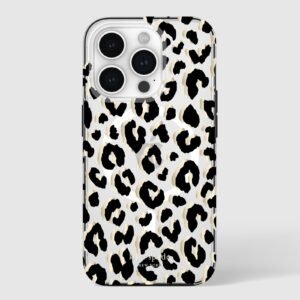 cmi_Poodle_KateSpade_CityLeopardBlack_KS052492_Angle7.jpg kate spade new york City Leopard MagSafe - iPhone 15 Pro