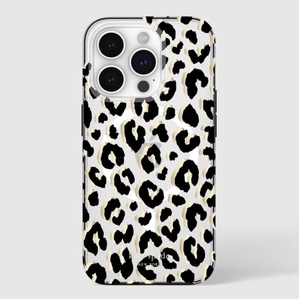 cmi_Poodle_KateSpade_CityLeopardBlack_KS052492_Angle7.jpg kate spade new york City Leopard MagSafe - iPhone 15 Pro