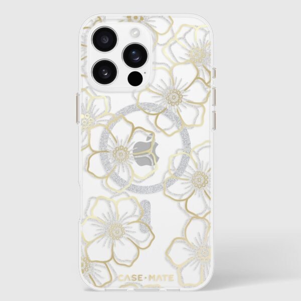 cmi_Touchdown_CaseMate_FloralGemsGold_CM054458_PDP1-1.jpg Floral Gems MagSafe - iPhone 16 Pro Max