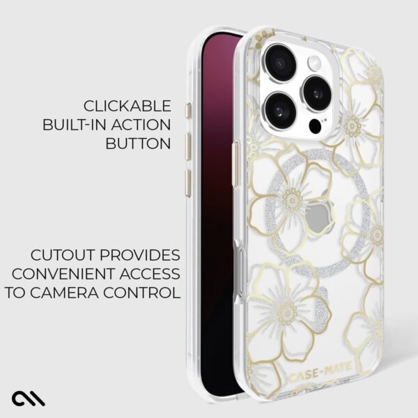 cmi_Touchdown_CaseMate_FloralGemsGold_CM054458_PDP7_d3e1cdae-d630-4426-a882-91b82d8d6144.jpg Floral Gems MagSafe - iPhone 16 Pro Max