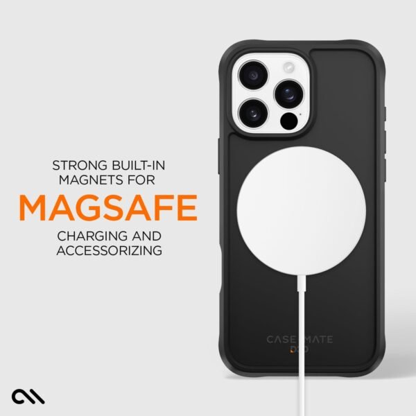 cmi_Touchdown_Case_Mate_Tough_D3O_Black_CM054902_PDP1_9.jpg Tough D3O® Black MagSafe - iPhone 16 Pro Max