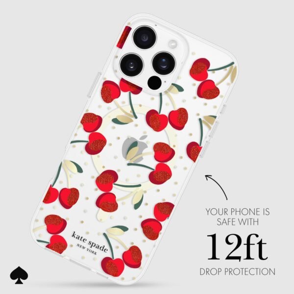 ks_Touch_down_Cherry_Dot_KS054472_PDP4_c8cf183c-43c3-45d5-a5de-5580c2c6acfc.jpg kate spade new york Cherry Dot MagSafe - iPhone 16 Pro Max