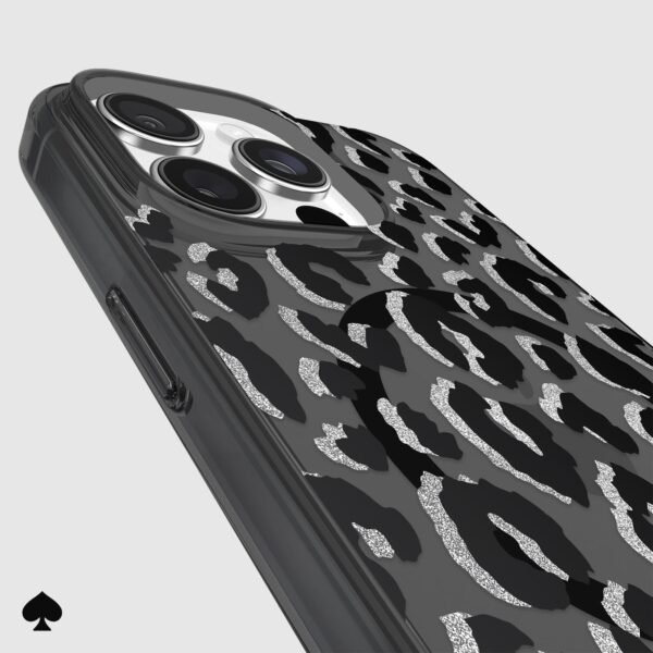 kate spade new york Black City Leopard MagSafe - iPhone 16 Pro Max