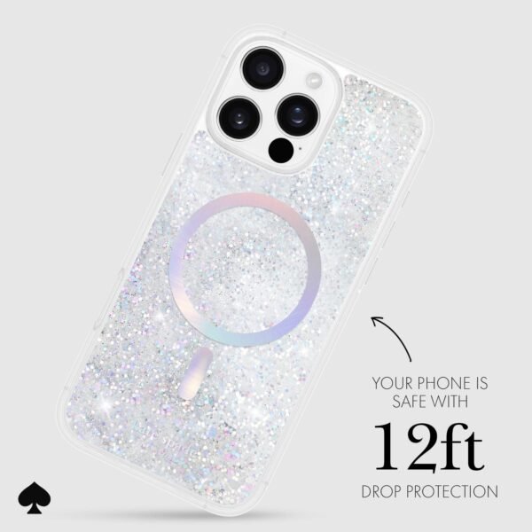 ks_Touchdown_KateSpade_LiquidGlitterOpalIridescent_KS055224_PDP4.jpg kate spade new york Liquid Glitter Opal Iridescent MagSafe - iPhone 16 Pro Max