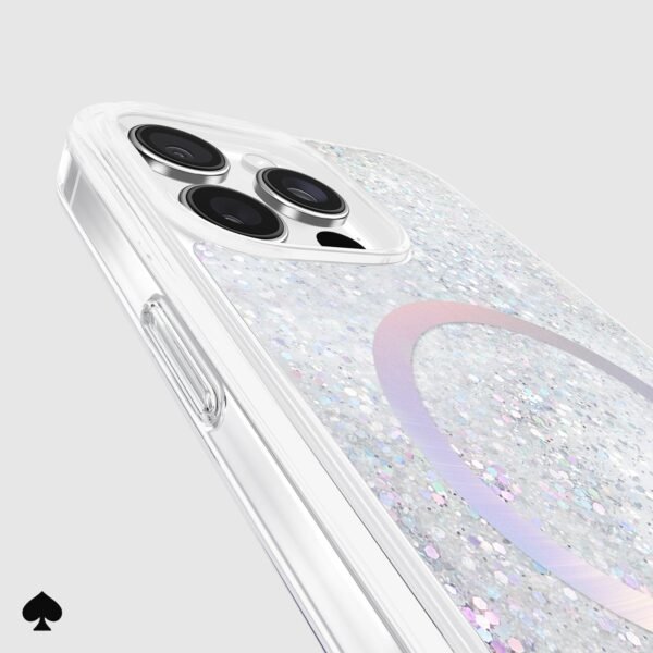 ks_Touchdown_KateSpade_LiquidGlitterOpalIridescent_KS055224_PDP5.jpg kate spade new york Liquid Glitter Opal Iridescent MagSafe - iPhone 16 Pro Max