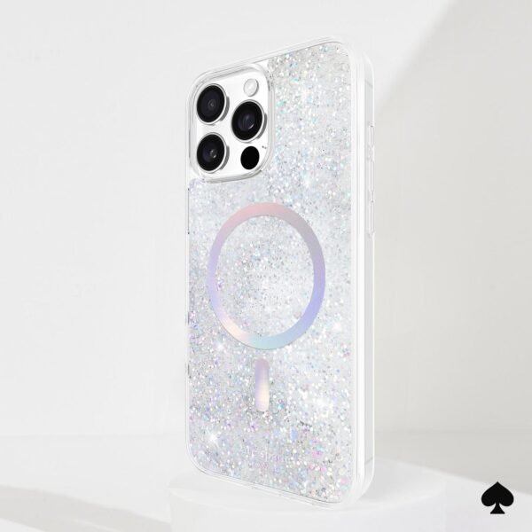ks_Touchdown_KateSpade_LiquidGlitterOpalIridescent_KS055224_PDP9.jpg kate spade new york Liquid Glitter Opal Iridescent MagSafe - iPhone 16 Pro Max