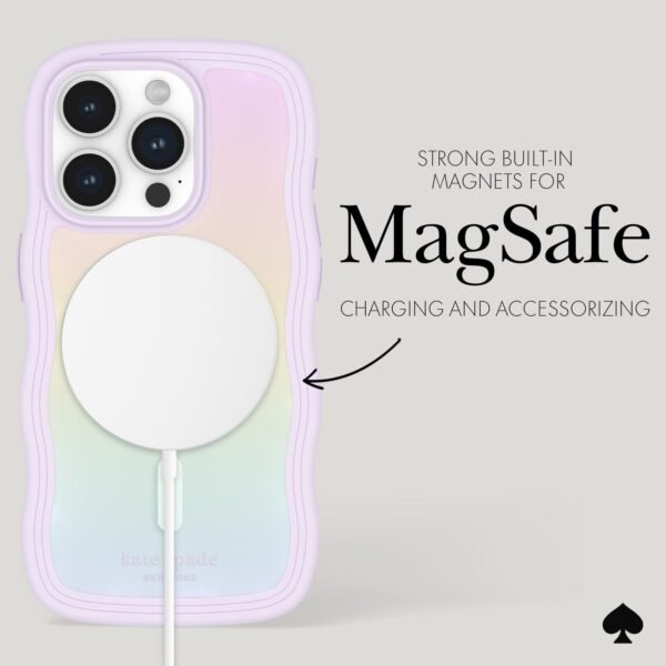 kate spade new york Wavy Opal Iridescent MagSafe - iPhone 15 Pro